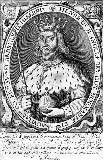 Henrik II, kung av England av Unbekannt