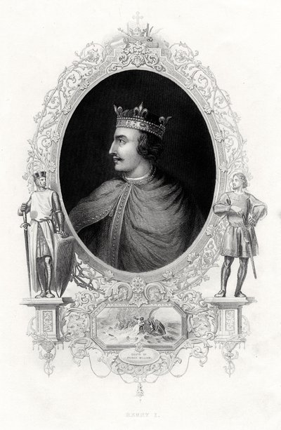 Henrik I, kung av England, 1860 av Unbekannt