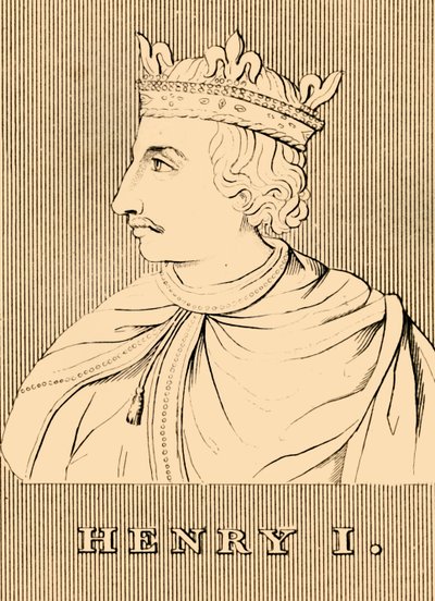 Henrik I, c1068-1135, 1830. av Unbekannt