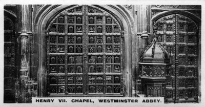 Henry VII Chapel, Westminster Abbey, London, c1920-talet av Unbekannt