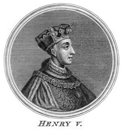 Henrik V, kung av England av Unbekannt