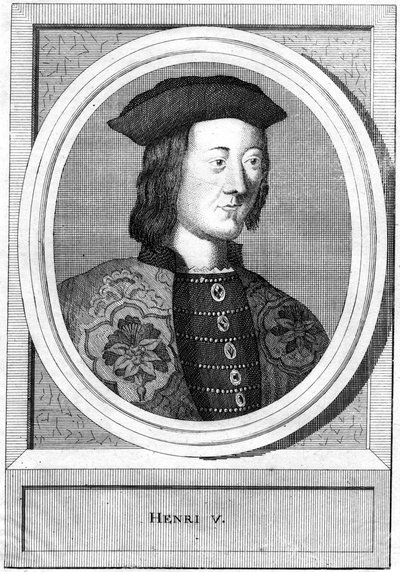 Henrik V, kung av England av Unbekannt