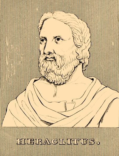 Herakleitos, c535 -c475 f.Kr., 1830. av Unbekannt
