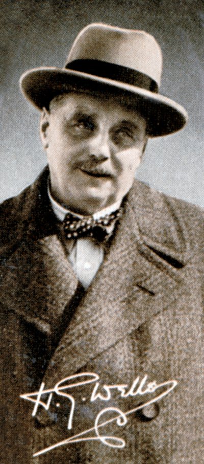 Herbert George HG Wells 1866-1946, engelsk författare, 1935 av Unbekannt