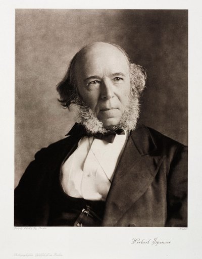 Herbert Spencer, engelsk socialfilosof av Unbekannt