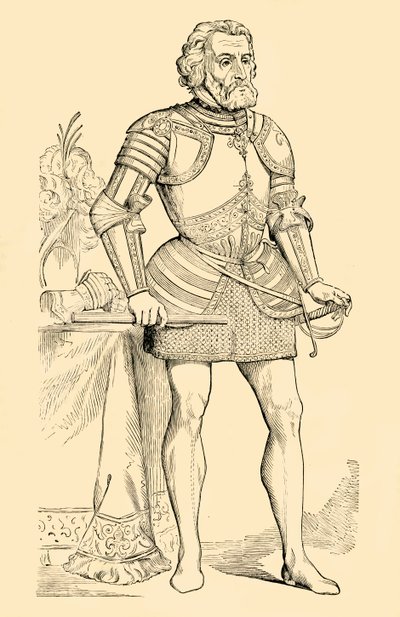 Fernando Cortes, c1530-1540, 1890. av Unbekannt