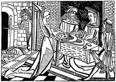 Herodias med Johannes Döparens huvud, 1488 1964 av Unbekannt