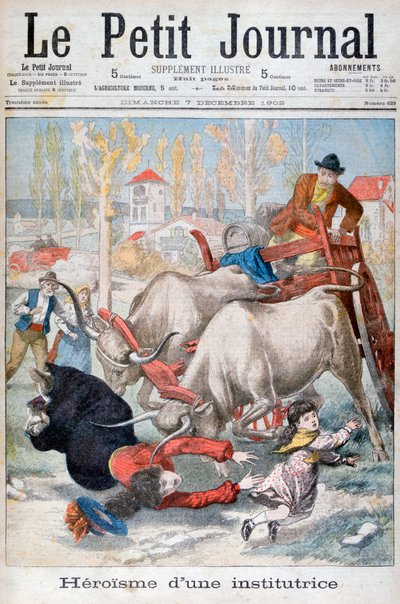 En lärares hjältemod, 1902 av Unbekannt