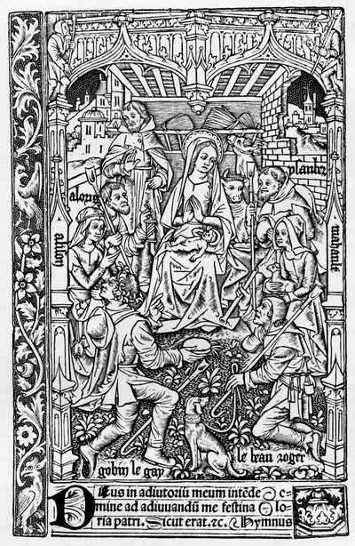 Timmar till användning av Romme, Paris, Pigouchet för Vostre, 20 december, 1502, 1910 av Unbekannt