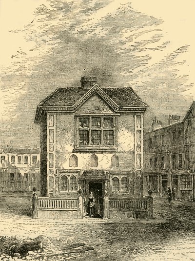 Hickss Hall omkring 1750, c1872. av Unbekannt