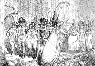 High Change in Bond Street - eller - The Politeness of the Great World, 1796 av Unbekannt