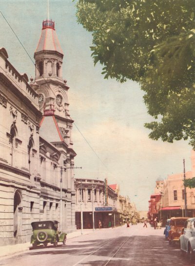 High Street, Fremantle, c1947. av Unbekannt
