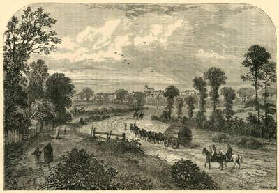 Highgate, från Upper Holloway, c1876. av Unbekannt