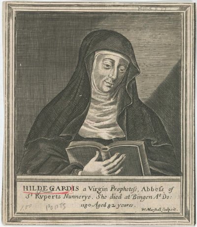 Hildegard av Bingen, 1600-talet av Unbekannt