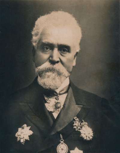 Hiram Stevens Maxim, 1840-1916. Amerikanskfödd brittisk uppfinnare och ingenjör, 1894-1907 av Unbekannt