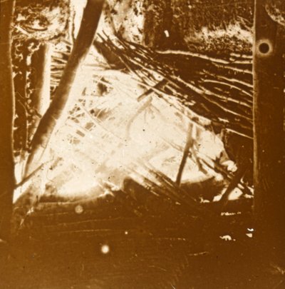Träffad från en 75 automatisk luftvärnspistol, c1914-c1918 av Unbekannt