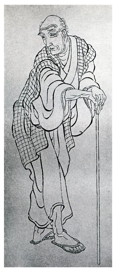Hokusai, japansk konstnär, 1839 1956 av Unbekannt