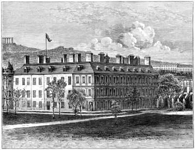 Holyrood Palace från sydost, Edinburgh, 1900 av Unbekannt