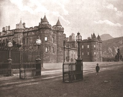 Holyroodhouse, Edinburgh, Skottland, 1894. av Unbekannt