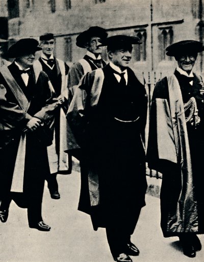 Ehrendoktorwürde in Oxford, 1925, 1945 von Unbekannt