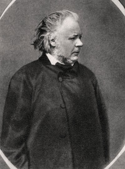 Honore Daumier, fransk konstnär, 1868 av Unbekannt