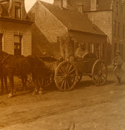 Hästdraget kök, c1914-c1918 av Unbekannt