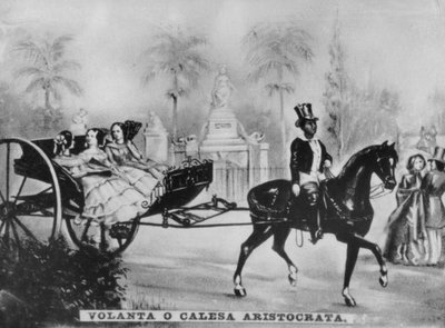 Aristokratins häst och vagn, c1910 av Unbekannt
