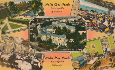 Hotel Del Prado, Barranquilla, Colombia, c1940-talet av Unbekannt