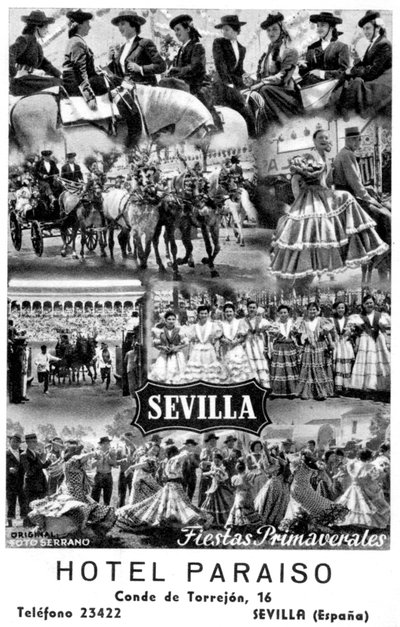 Hotel Paraiso, Sevilla, Spanien, 1900-talet av Unbekannt