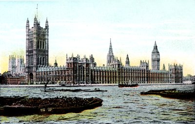 Houses of Parliament, London, 1900-talet av Unbekannt