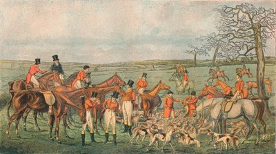 Jakt i Leicestershire, 1827 - In At The Death, 1890. av Unbekannt