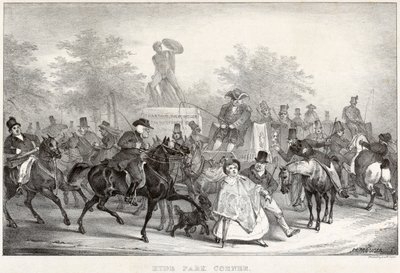 "Hyde Park Corner", 1825. av Unbekannt