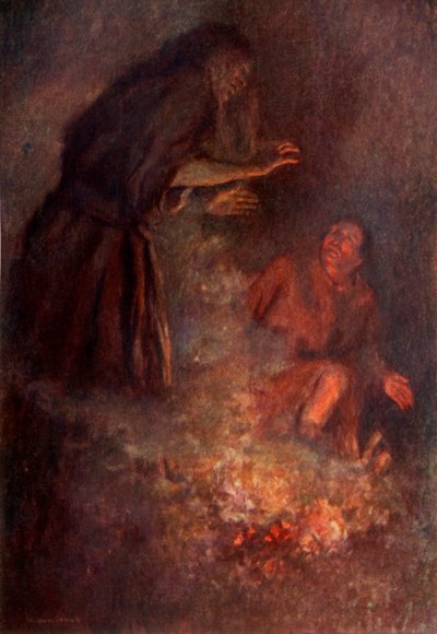 "Jag såg hur svart hennes ansikte var och jag ryste av fasa", 1917. av Unbekannt