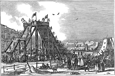Ice Mountain, konstgjord pulka, Ryssland, 1833 av Unbekannt