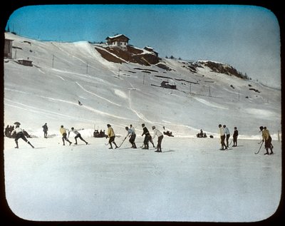 Ishockey, St Moritz, Schweiz av Unbekannt