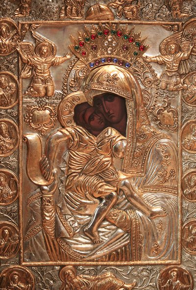 Ikon. Saint-Antoine-le-Grand ortodoxa kyrka Saint-Laurent-en-Royans Frankrike av Unbekannt