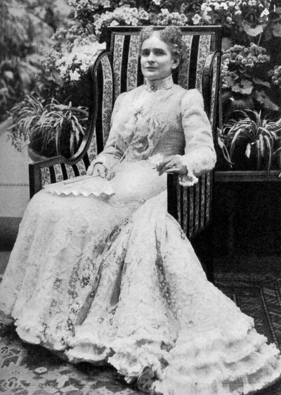 Ida Saxton McKinley, hustru till den amerikanske presidenten William McKinley, c1900, 1908 av Unbekannt