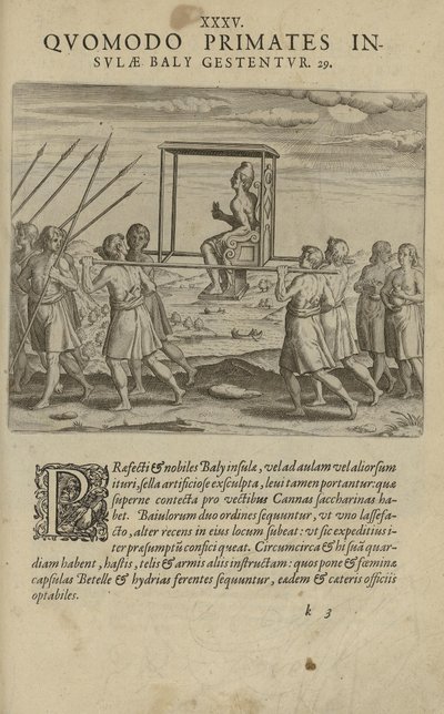 Illustration hämtad från boken India Orientalis av okänd författare och utgiven av Excudebat Matthaeus Beckerus av Unbekannt