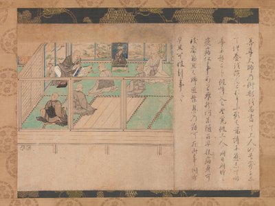 Illustrerad biografi av Honen Shuikotokuden-e, ca. 1310-20. av Unbekannt