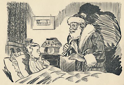 Illustration från The Mystification of Santa Claus, 1936. av Unbekannt