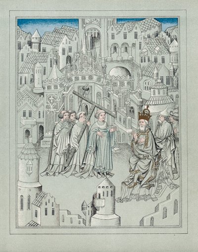 Illustration från den legendariske engelske riddaren Sir John Mandevilles resor, c1372 av Unbekannt