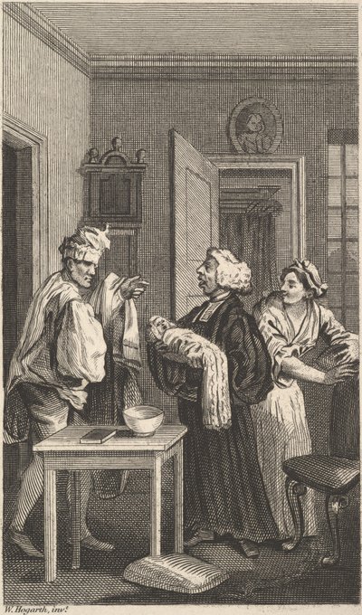 Illustration till Tristram Shandy, volym 4, 1800-talet. av Unbekannt