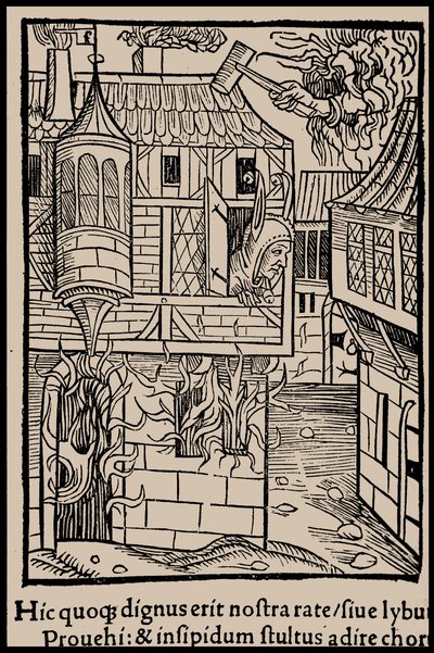 Illustration till boken Ship of Fools av Sebastian Brant, 1497. av Unbekannt
