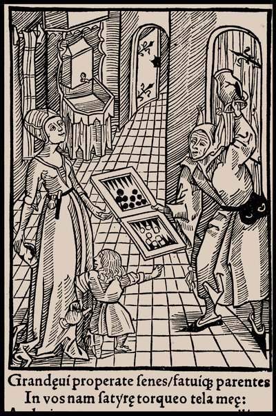 Illustration till boken Ship of Fools av Sebastian Brant, 1497. av Unbekannt