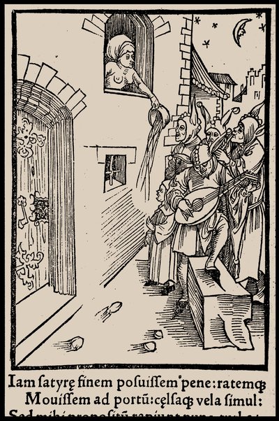 Illustration till boken Ship of Fools av Sebastian Brant, 1497. av Unbekannt