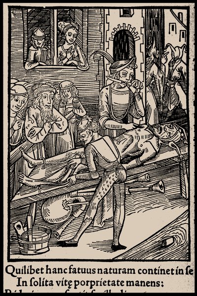 Illustration till boken Ship of Fools av Sebastian Brant, 1497. av Unbekannt