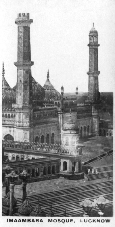 Imambara-moskén, Lucknow, Indien, c1925 av Unbekannt