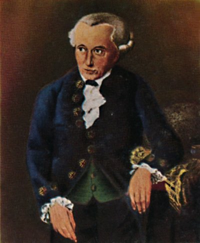 Immanuel Kant 1724-1804. - Målning av Döbler, 1934. av Unbekannt