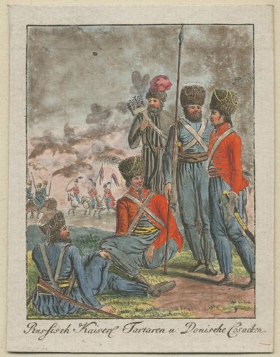 Imperialistiska ryska kosacker, 1799 av Unbekannt