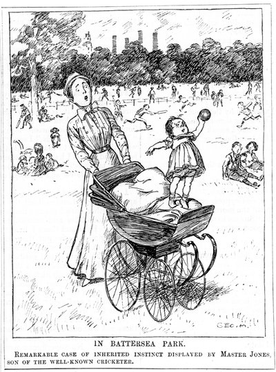 I Battersea Park, 1911 av Unbekannt